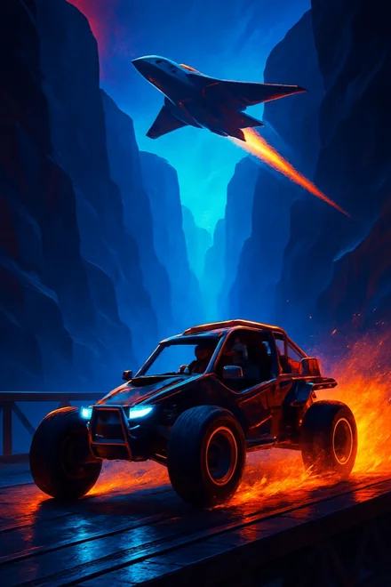Warmerise: Red vs Blue key art